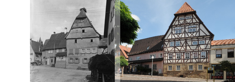 Das Storchennest, im 15./16. Jahrhundert erbaut, 1984 renoviert
